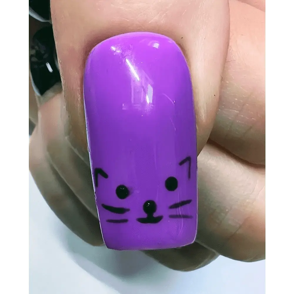 Custom Cat Tip Nails | Luxury Square Press On Nails | Reusable 10pc Nail Set UK - Nikki Nailed it