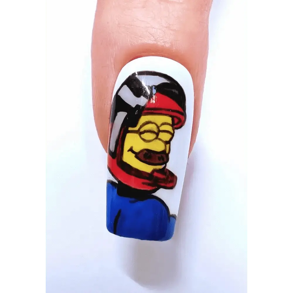 Custom Character Nails 2D Press On Nails UK | Luxury Reusable Artificial Nail Set | 10pc Personalised Press Ons - Nikki Nailed it