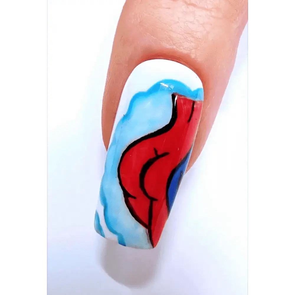 Custom Character Nails 2D Press On Nails UK | Luxury Reusable Artificial Nail Set | 10pc Personalised Press Ons - Nikki Nailed it
