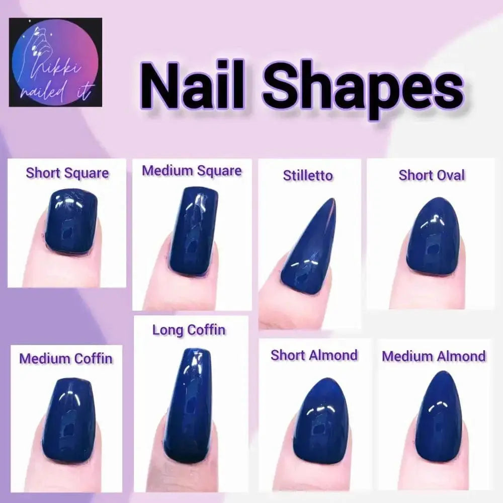 Custom Charity Nails Ombre Logo Press On Luxury Nails | Reusable Artificial Nails for Fundraising - Nikki Nailed it