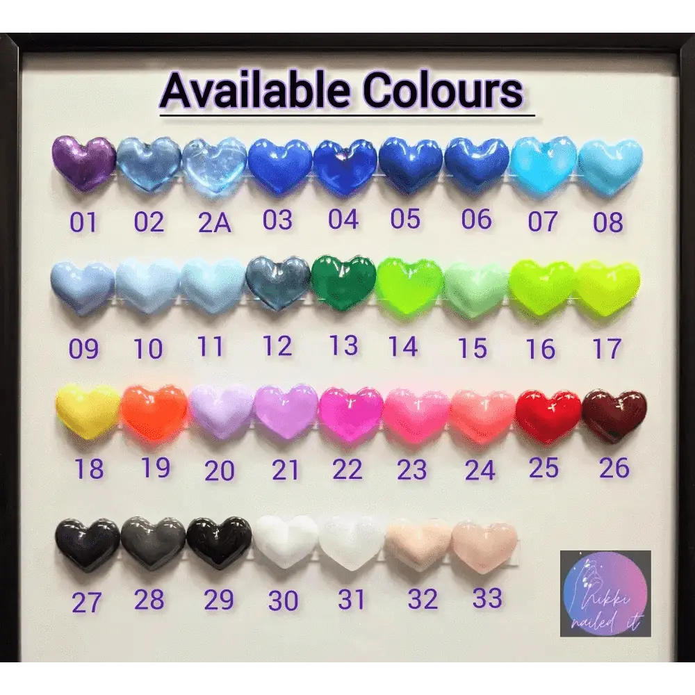 Custom Colour Simple Star Nails 3D Gemstone Press On Nails UK | Luxury Reusable Artificial 10pc Nail Set - Nikki Nailed it
