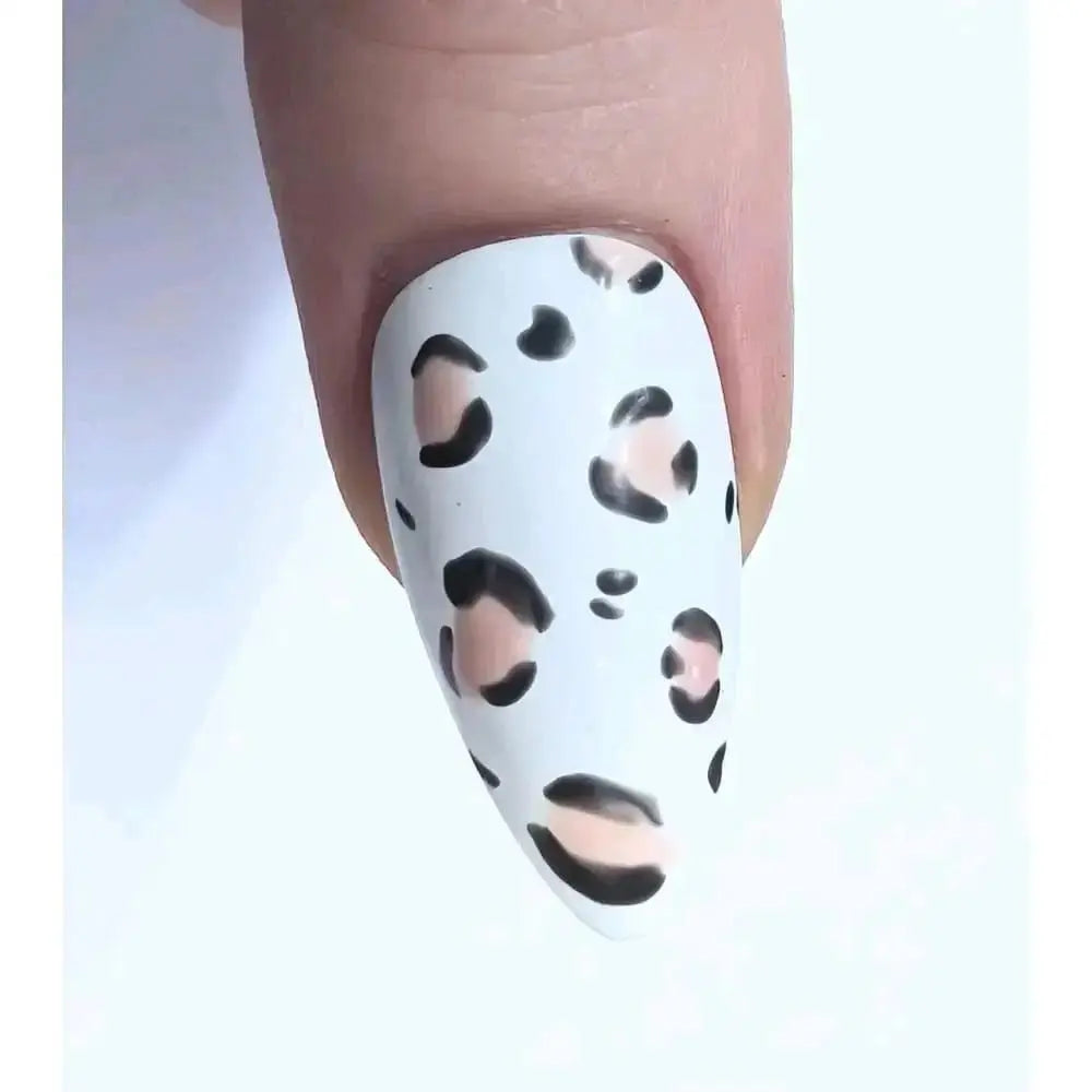 Custom Leopard Print Nails | Luxury Reusable Press On Nails | 10pc Animal Print Set UK - Nikki Nailed it