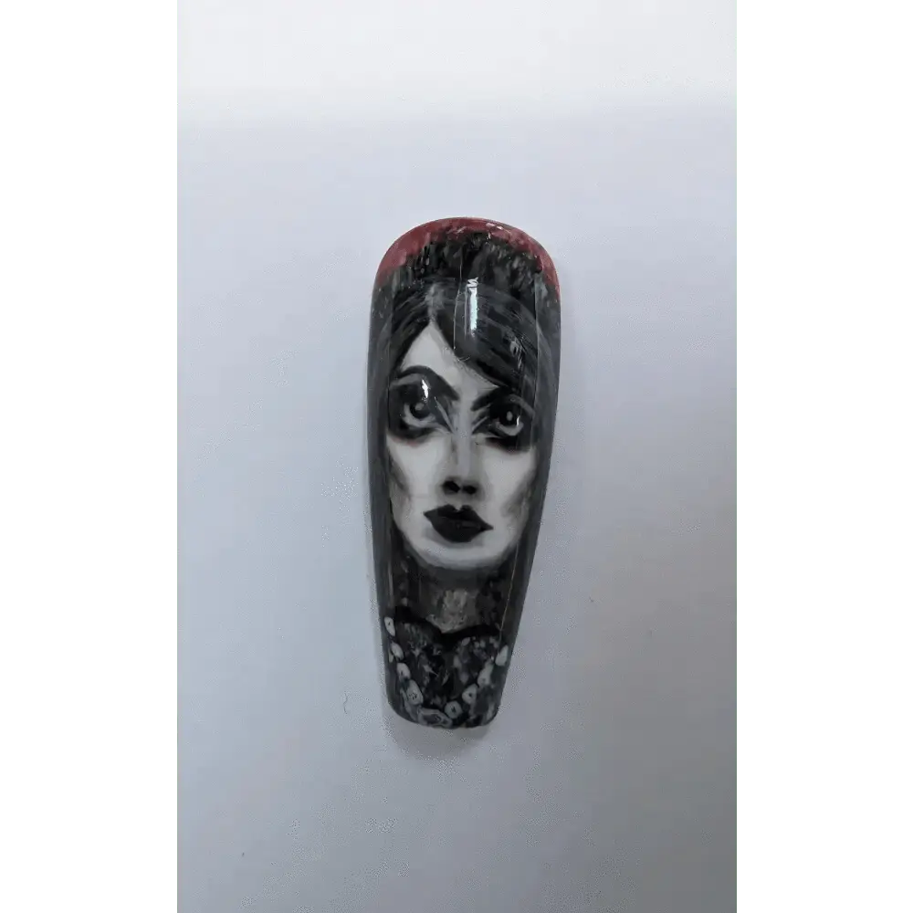 Custom Realistic Portrait Nails | Luxury Reusable 10pc Nail Set | Personalised Artificial Nails UK - Nikki Nailed it