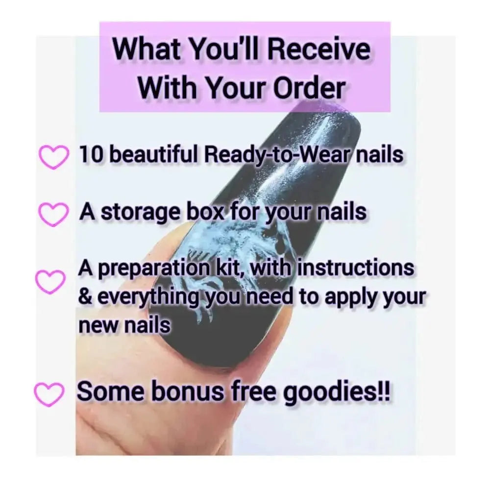 Custom Spotty Chrome Nails | Luxury Dotty Press On Nails UK | Reusable 10pc Set - Nikki Nailed it