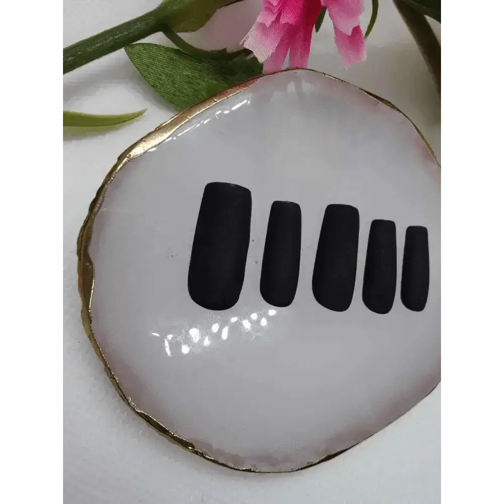Matte One Colour Nails | Custom Luxury Press On Nails UK | 10pc Reusable Nail Set - Nikki Nailed it