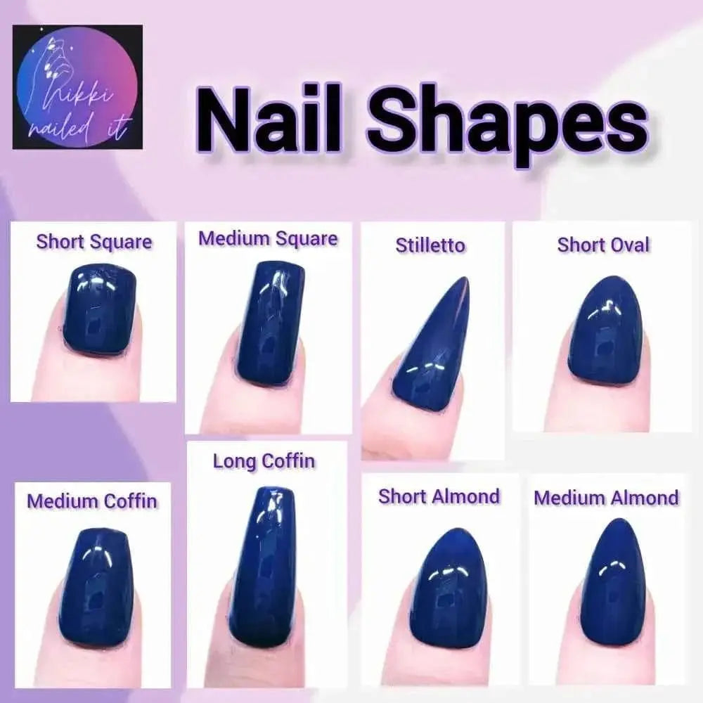 One Colour Chrome Nails | Chrome Custom Press On Nails UK | Reusable 10pc Nail Set - Nikki Nailed it
