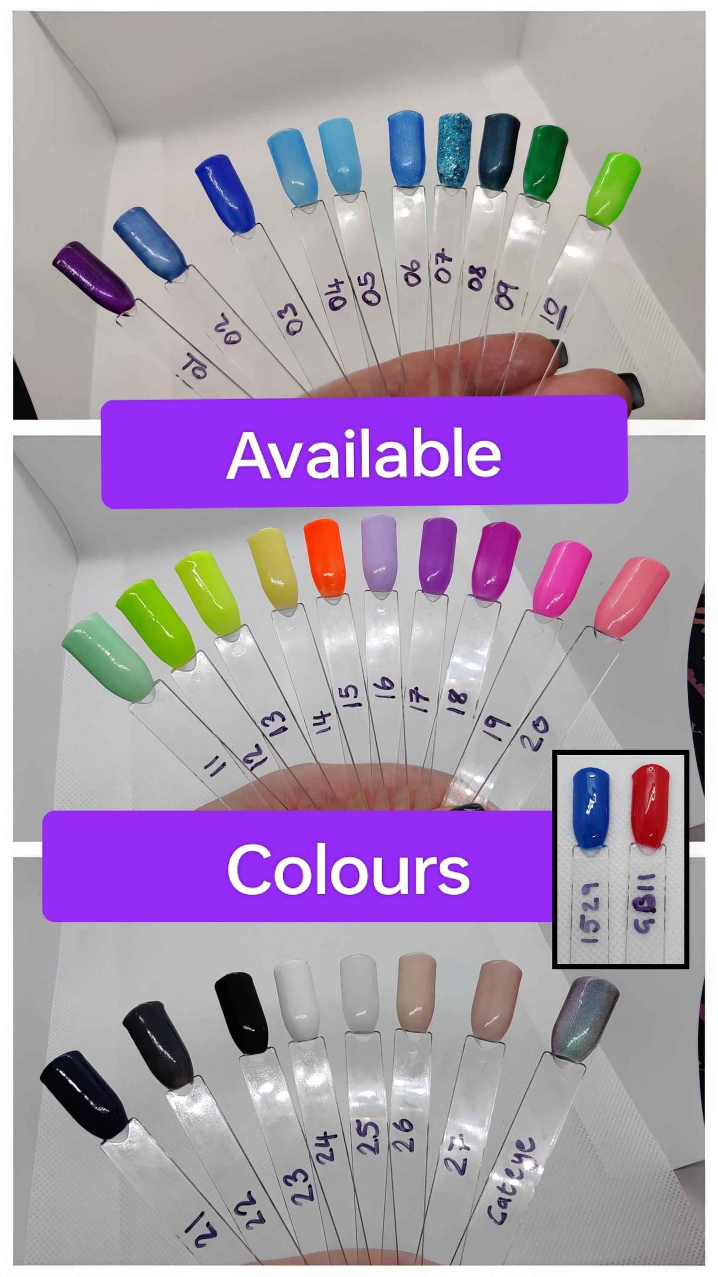 Custom Colour French Tips Nails | Luxury Press On Nails UK | Reusable 10pc Nail Set - Nikki Nailed it