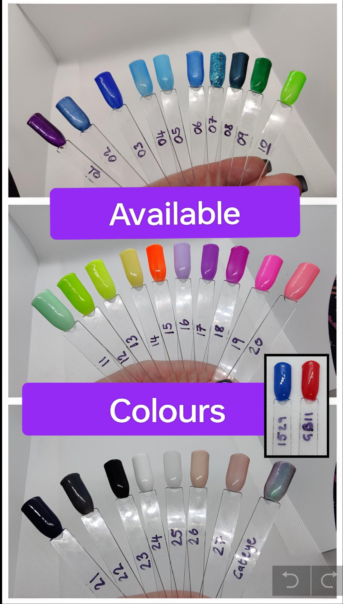 Ready to Wear Sizing Kit for Press On Nails - Solid or Glitter | Almond Square Stilletto Oval Coffin Shape | Short, Medium & Long Length | Luxury Press on Nails UK - 20pc Set