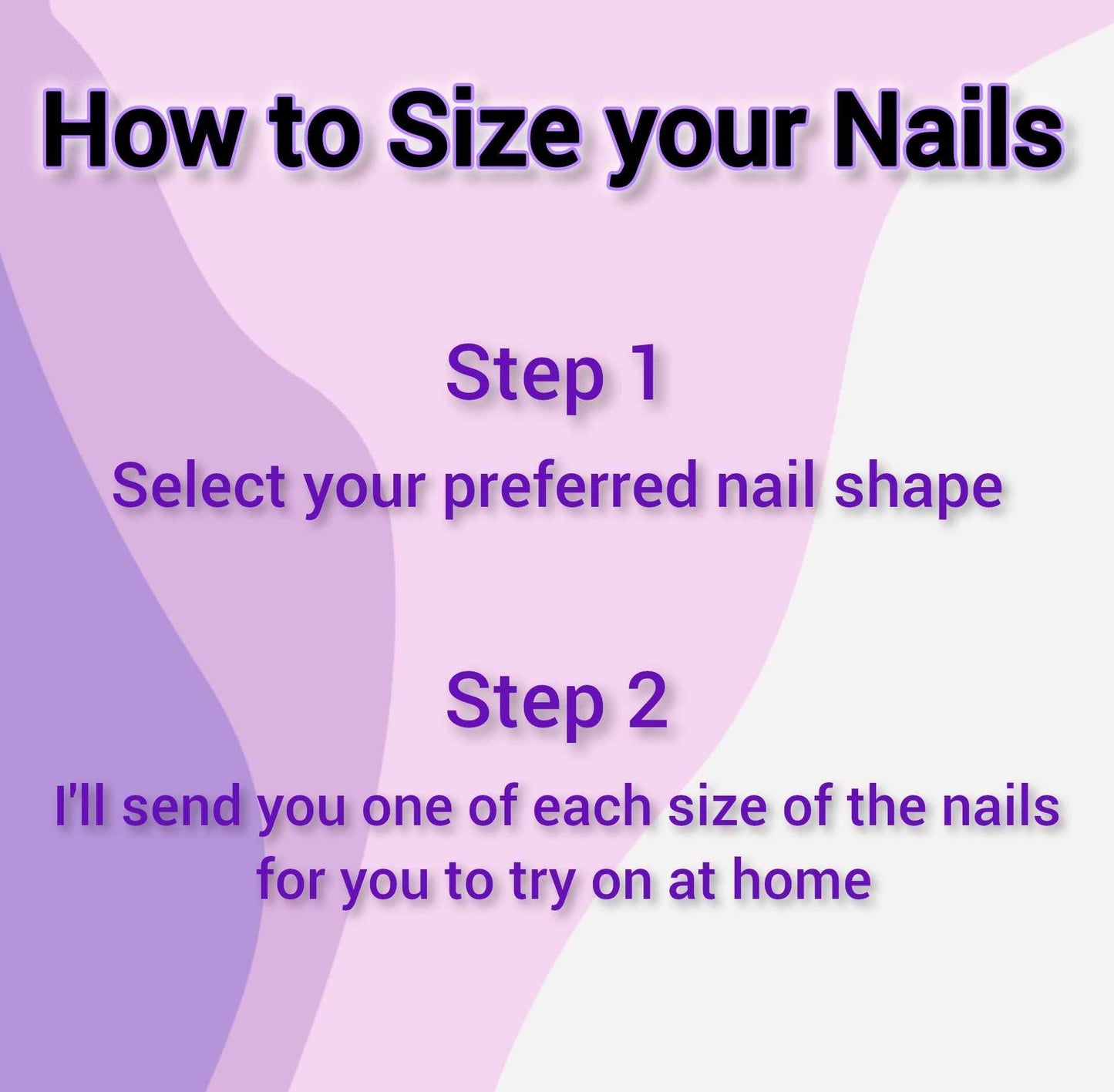 Sizing Kit for Press On Nails | Almond Square Stilletto Oval Coffin Shape | Short, Medium & Long Length | Luxury Press on Nails UK - Nikki Nailed it